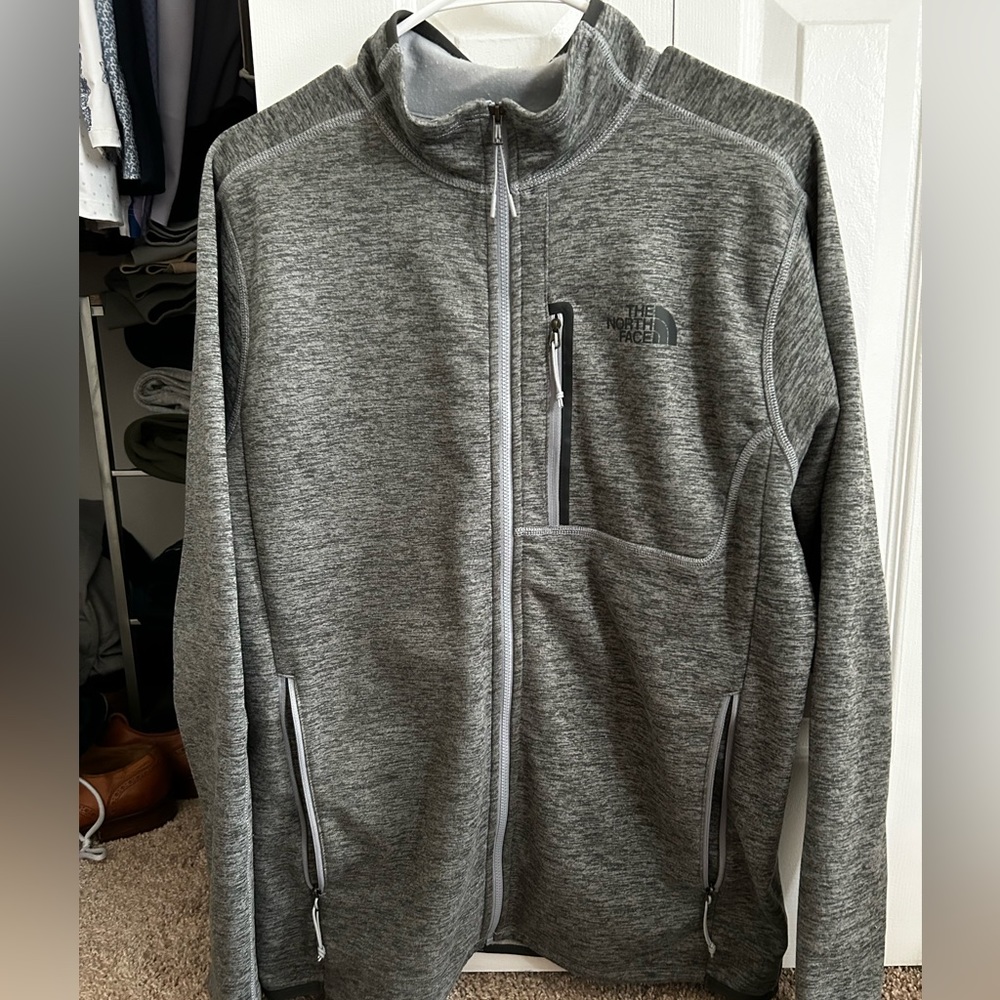 The North Face Men’s Canyonlands Full-Zip TNF Medium Grey Heather Size Medium